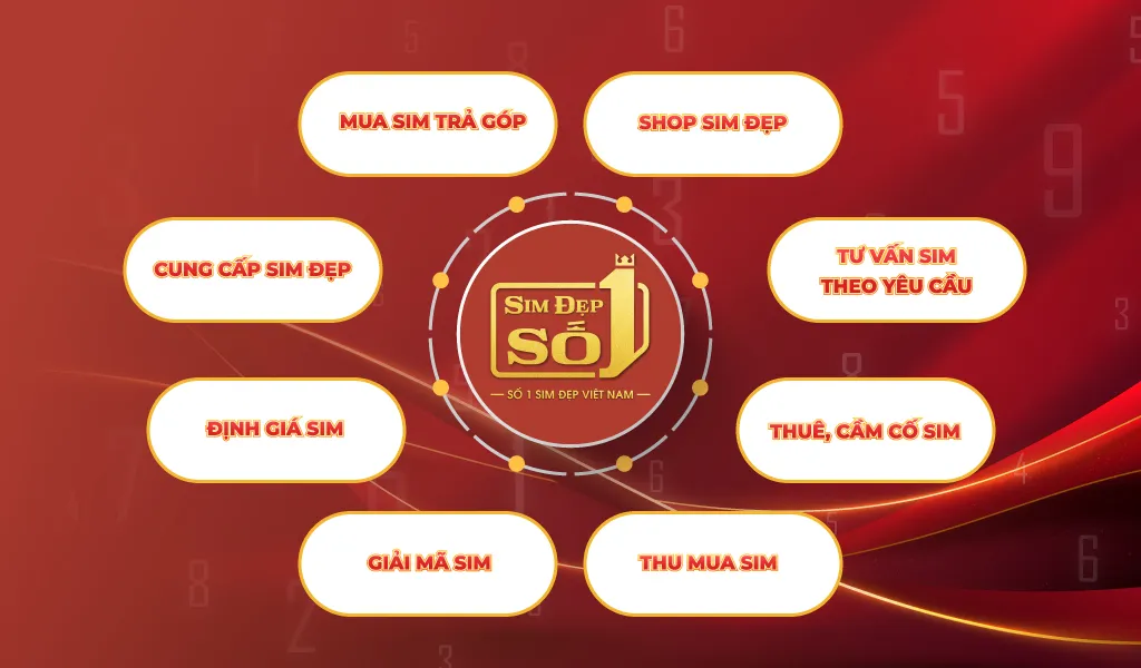 Sim đẹp số 1 cung cấp đa dạng dịch vụ uy tín
